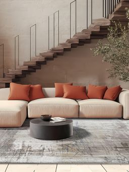 D'Decor Rugs - Olbia3720C00 Grey Home Premium Carpet For Hall - Solace