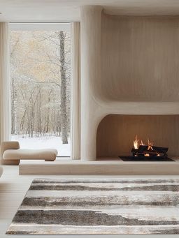 D'Decor Rugs - Olbia3884C00 Grey Home Premium Carpet For Hall - Solace