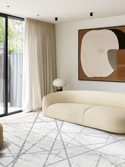 D'Decor Rugs - Olbia5071C00 White Home Premium Carpet For Hall - Solace