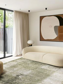 D'Decor Rugs - Orso5370C00 Green Home Premium Carpet For Hall - Solace