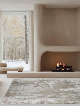 D'Decor Rugs - Orso6056C00 Green Home Premium Carpet For Hall - Solace