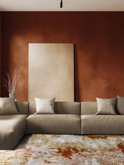 D'Decor Rugs - Tampa410150 Brown Home Premium Carpet For Hall - Solace