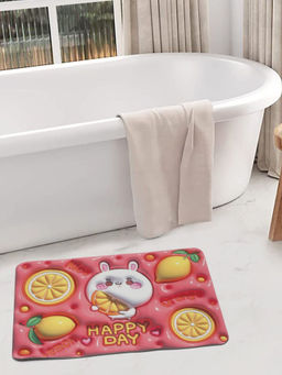 HOSTA HOMES - 11D Printed Antiskid Door Bath Mats Multicolor