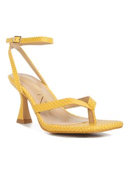London Rag - Ankle Strap Thong Sandals In Yellow
