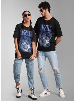 Kazo - Abstract Printed Graphic T-Shirt