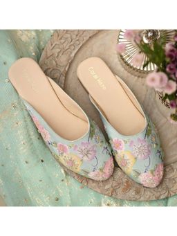 Coral Haze - Vivian Rose Gold Mules