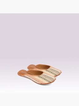 Coral Haze - Aria Off White Mules