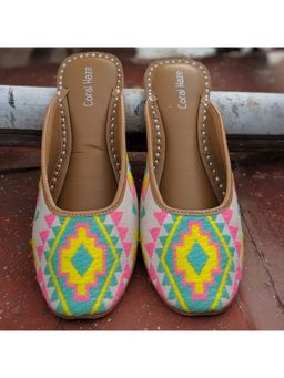 Coral Haze - Cubana Multicolor Mules