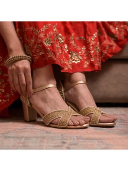 Coral Haze - Jeniffer Gold Heels