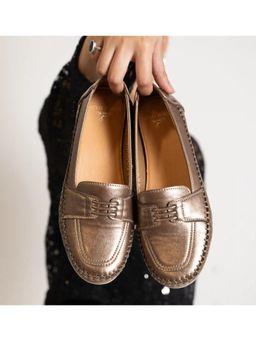 Coral Haze - Cadence Bronze Loafers