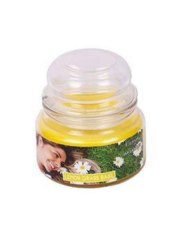 Premsons - Lemon Grass Basil Luxury Scented Glass Jar Candle - 30 Hours Burn Time