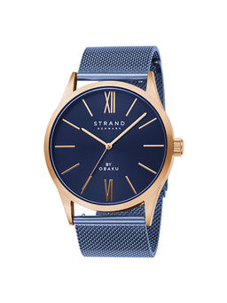 Strand by Obaku - Bradford Ocean Blue Dial Quartz Watch For Men (S720GXVLML)