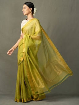 Fabindia - Cotton Mangalgiri Woven Sari