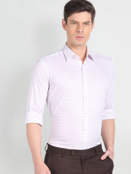 Arrow Newyork - Horizontal Stripe Slim Fit Shirt