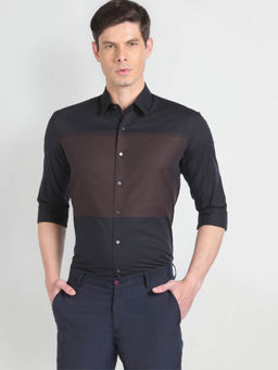 Arrow Newyork - Colour Block Slim Fit Shirt