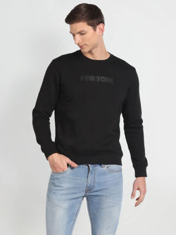 Arrow Newyork - Crew Neck Solid Sweatshirt