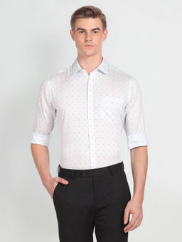 Arrow - Classic Fit Geometric Print Shirt