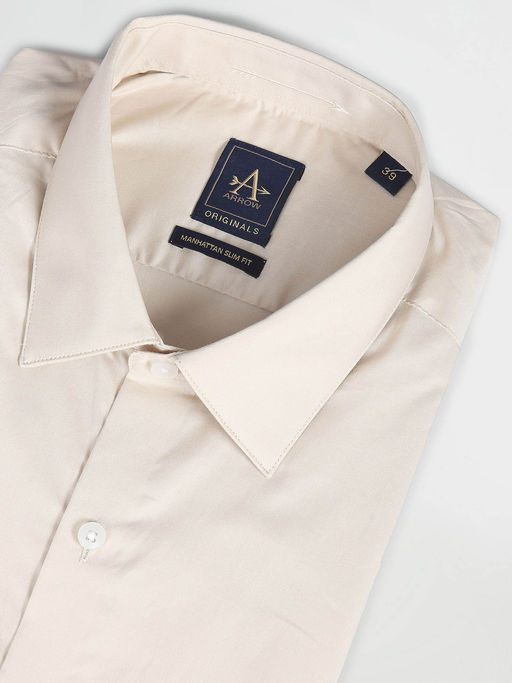 arrow sateen dress shirt NEW Arrow Mens Classic-Fit Point Collar Sateen Dress Shirt Long Sleeves NWT