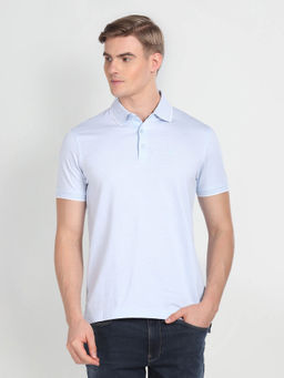 Arrow - Horizontal Stripe Cotton Polo Shirt