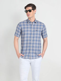 Arrow Sports - Spread Collar Tartan Check Shirt