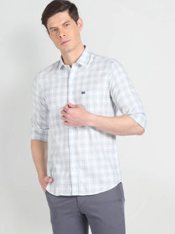 Arrow Sports - Spread Collar Tartan Check Shirt