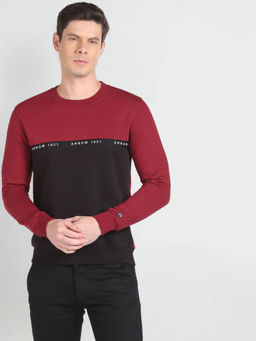 Arrow Sports - Panelled Colour Block Sweatshirt