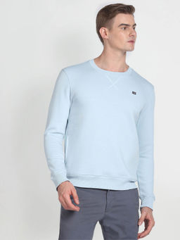 Arrow Sports - Crew Neck Solid Sweatshirt