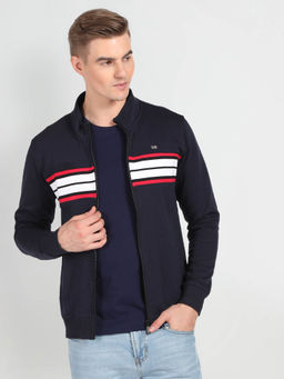 Arrow Sports - High Neck Solid Sweatshirt