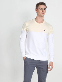 Arrow Sports - Crew Neck Colour Block Sweatshirt