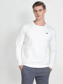 Arrow Sports - Crew Neck Solid Sweatshirt