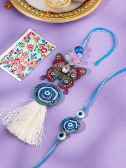 NVR - Blue Thread Rakhi and Lumba