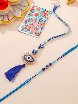 NVR - Blue Thread Rakhi and Lumba
