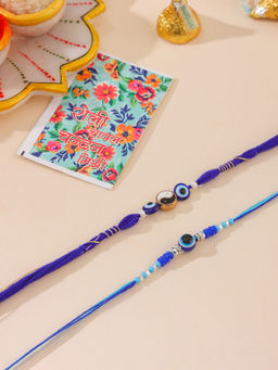 NVR - Multi-Color Thread Rakhi (Pack of 2)