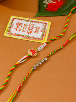 NVR - Multi-Color Thread Rakhi (Pack of 2)