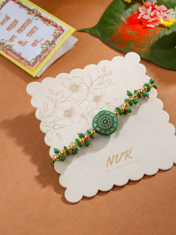 NVR - Green Thread Rakhi