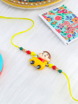 NVR - Yellow Thread Rakhi