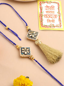 NVR - Blue Thread Rakhi and Lumba