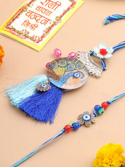 NVR - Blue Thread Rakhi and Lumba