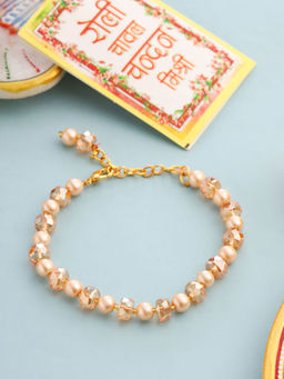 NVR - Gold Mixed Metal Rakhi