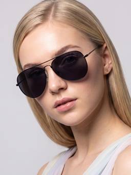 Twenty Dresses by Nykaa Fashion - Uv Protected Lens Black Sunglasses