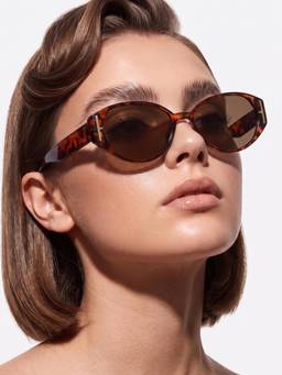 Twenty Dresses by Nykaa Fashion - Uv Protected Lens Brown Sunglasses