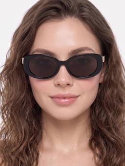 Twenty Dresses by Nykaa Fashion - Uv Protected Lens Black Sunglasses
