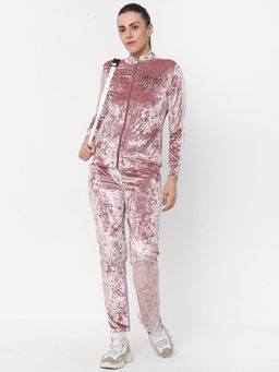 Sweet Dreams - Women Solid Tracksuit (Set of 2)