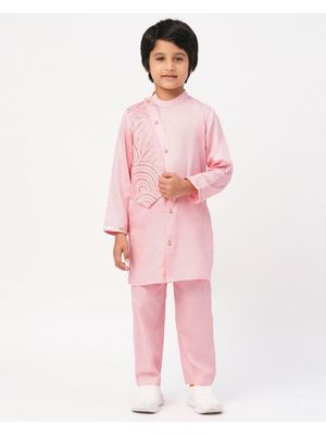 Dot drama straight kurta set