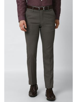 Van Heusen Formal Trousers : Buy Van Heusen Men Grey Slim Formal ...