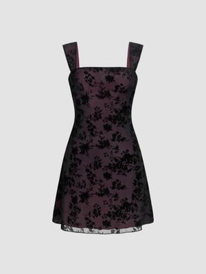 knee length dresses for ladies Miss Circle Faith Black and White Polka Dot Sweetheart Maxi Dress S main image 1