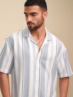 LOCOMOTIVE - Men Multi-Color Cotton Collar Neck Shirt