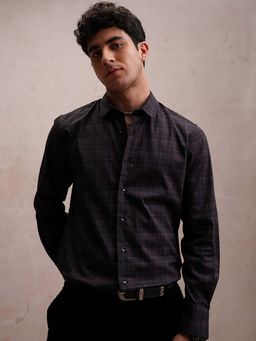 LOCOMOTIVE - Men Multi-Color Polyester Blend Collar Neck Shirt