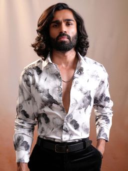 LOCOMOTIVE - Men Multi-Color Cotton Collar Neck Shirt