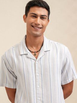 LOCOMOTIVE - Men Multi-Color Cotton Collar Neck Shirt